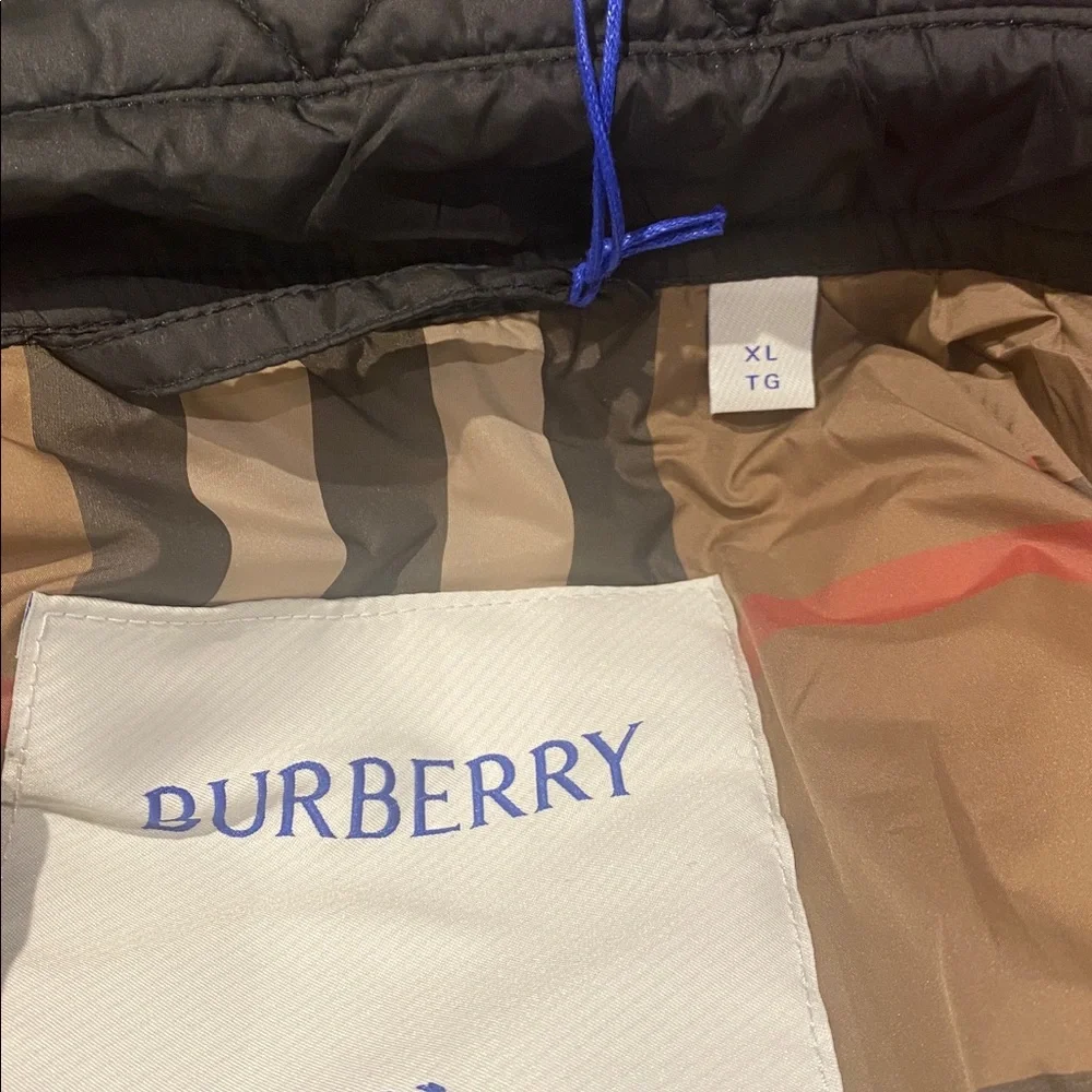 Burberry Black Quilted Hooded Puffer Jacket - Picture 11 of 13